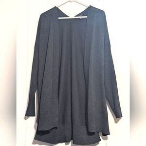 Lane Bryant Gray Open Front Cardigan